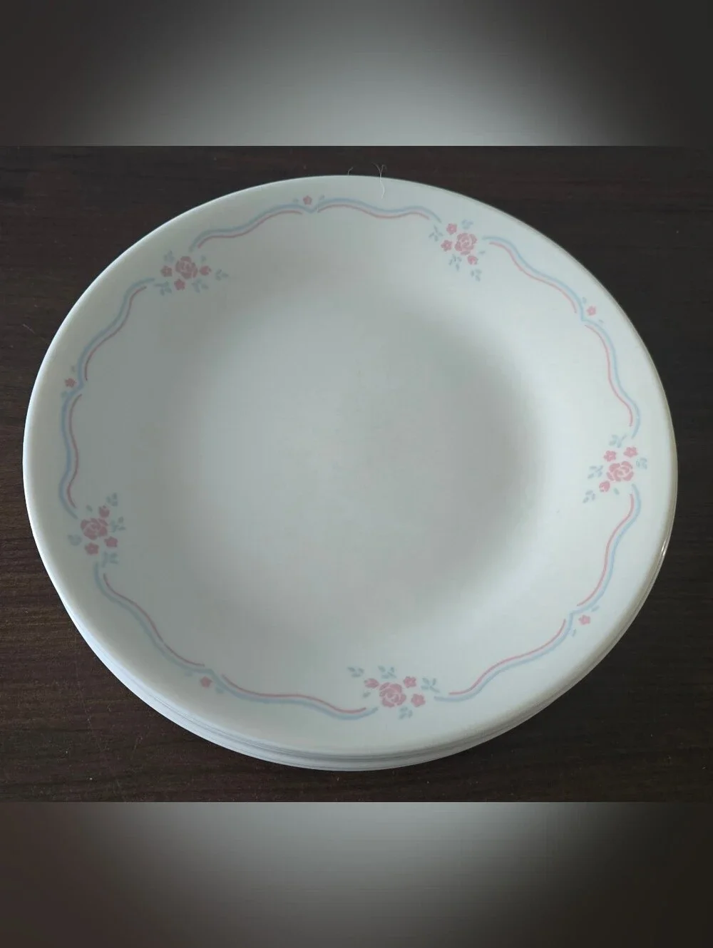 Vintage Corelle Salad Plates English Breakfast Set Of 6